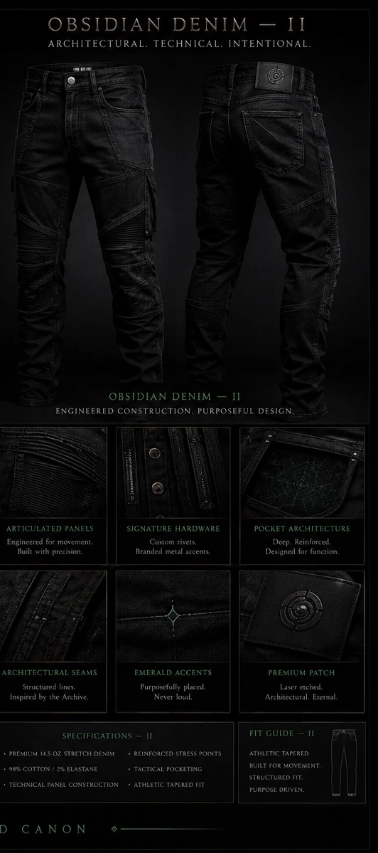OBSIDIAN DENIM — II