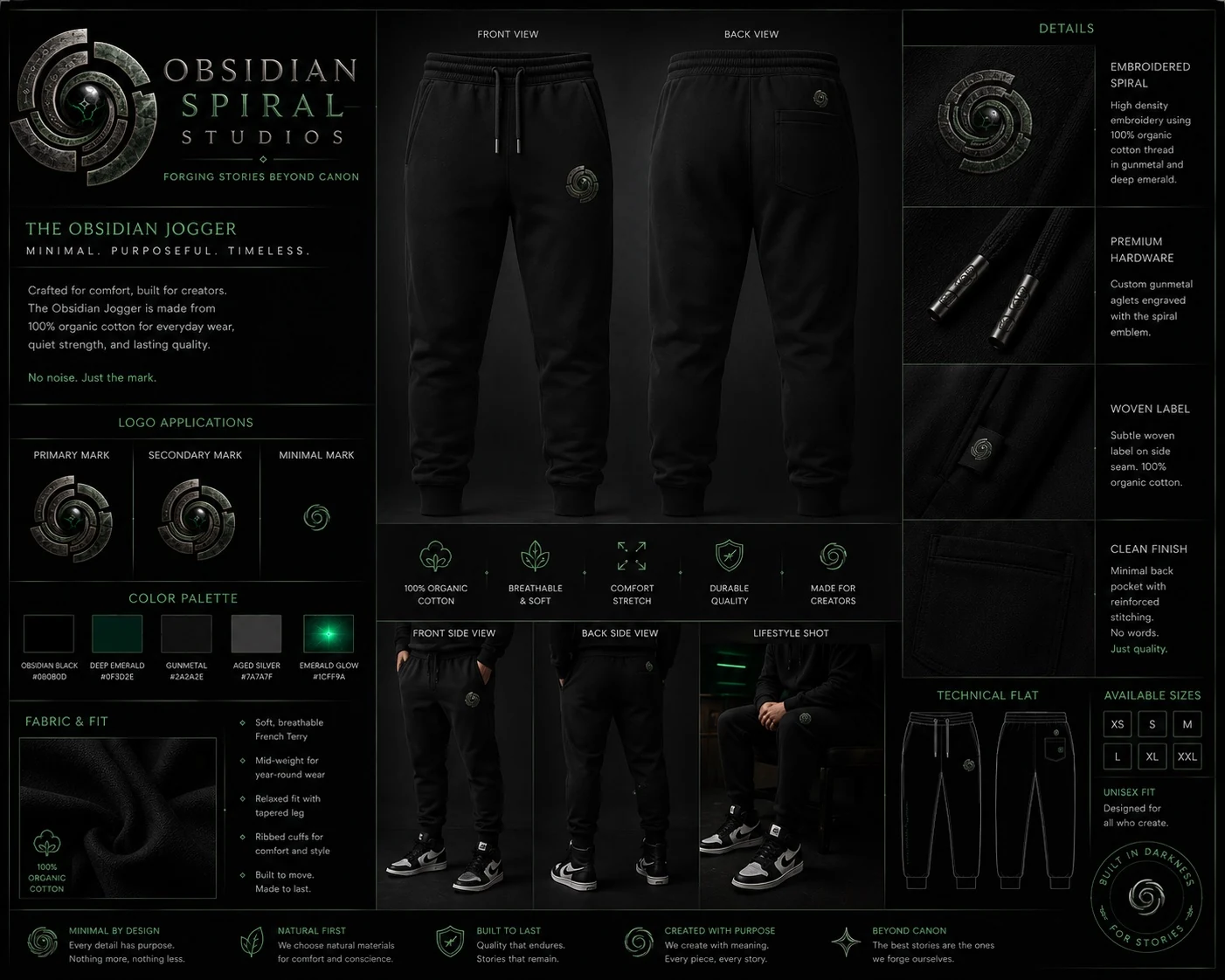 THE OBSIDIAN JOGGER