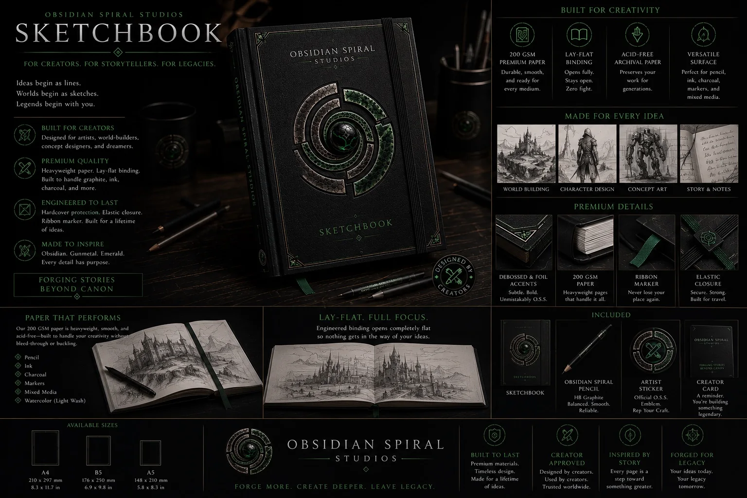 CREATOR SKETCHBOOK
